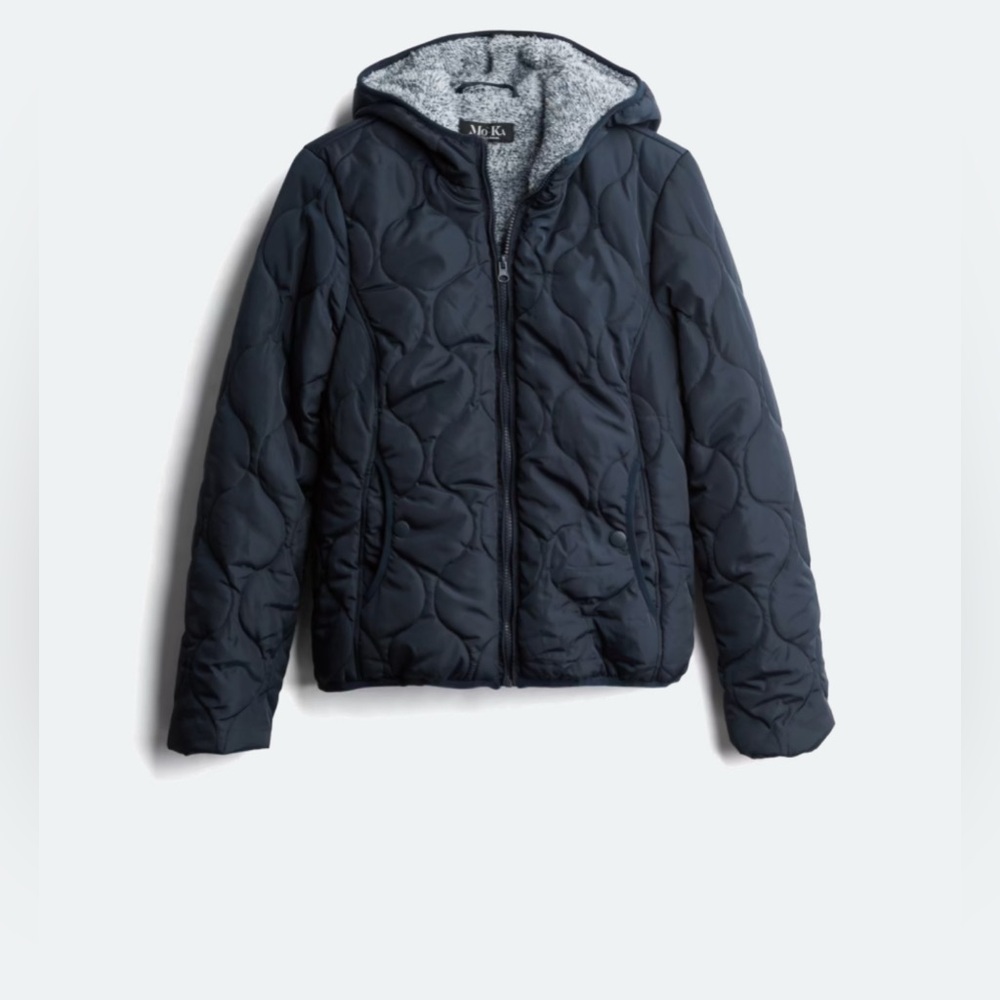 Mo-Ka - Annett Wubby Lined Quilted Jacket - Sz M